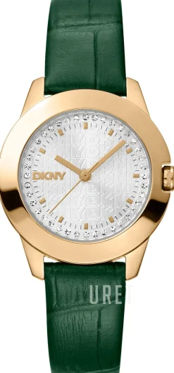 Park Ave Logo Silverfärgad/Läder Ø30 mm