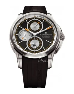 Pontos Chronographe Svart/Gummi Ø43 mm