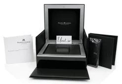 Pontos Silverfärgad/Läder Ø43 mm