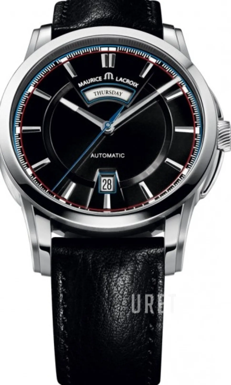 Pontos Svart/Läder Ø40 mm