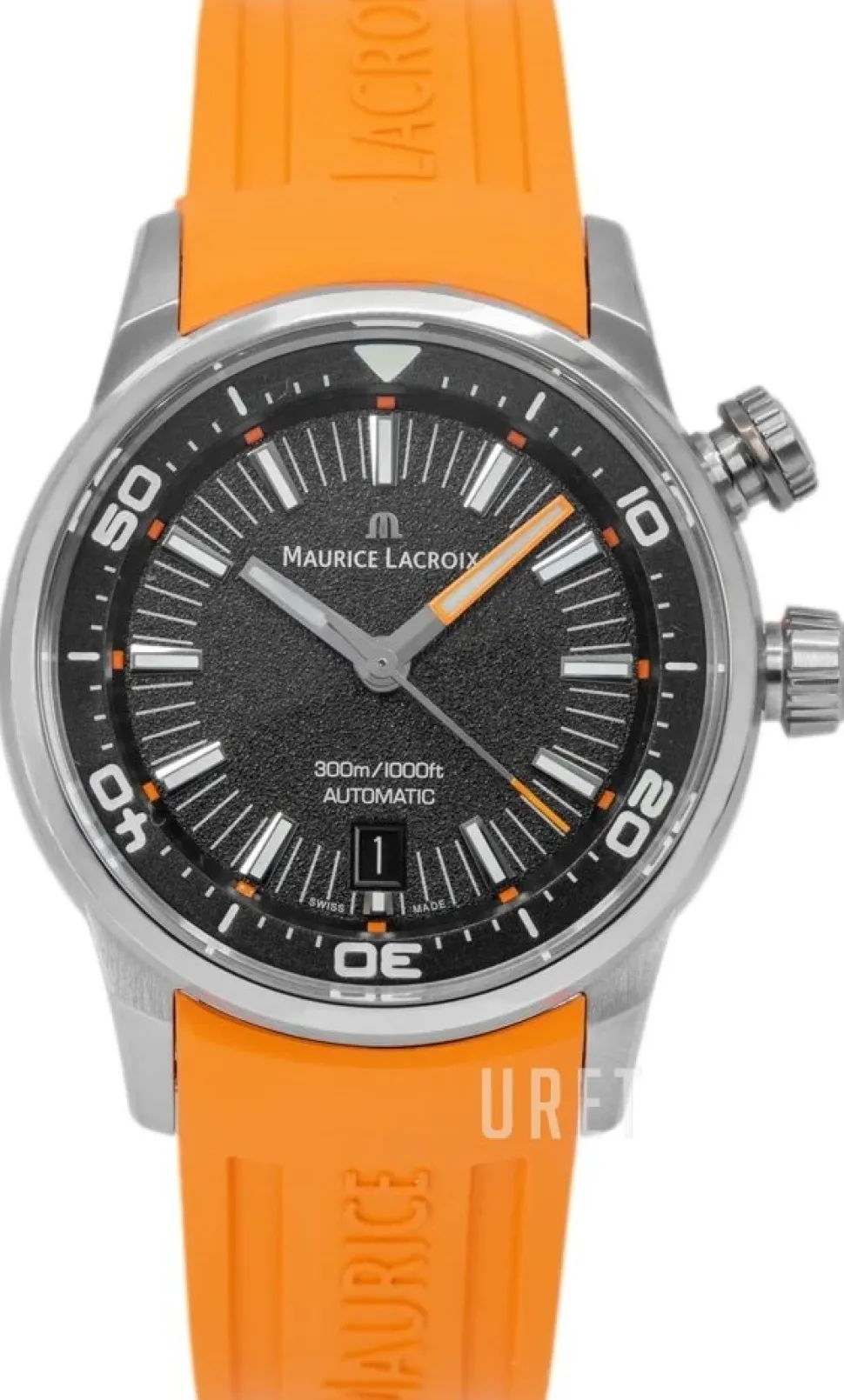 Pontos Svart/Läder Ø42 mm