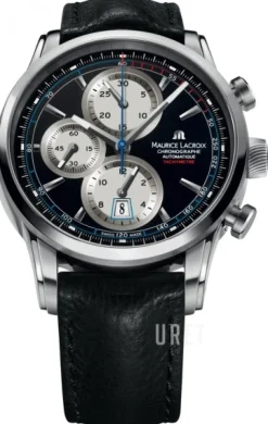 Pontos Svart/Läder Ø43 mm