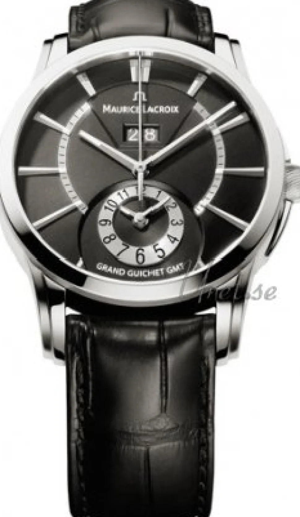 Pontos Svart/Läder Ø40 mm