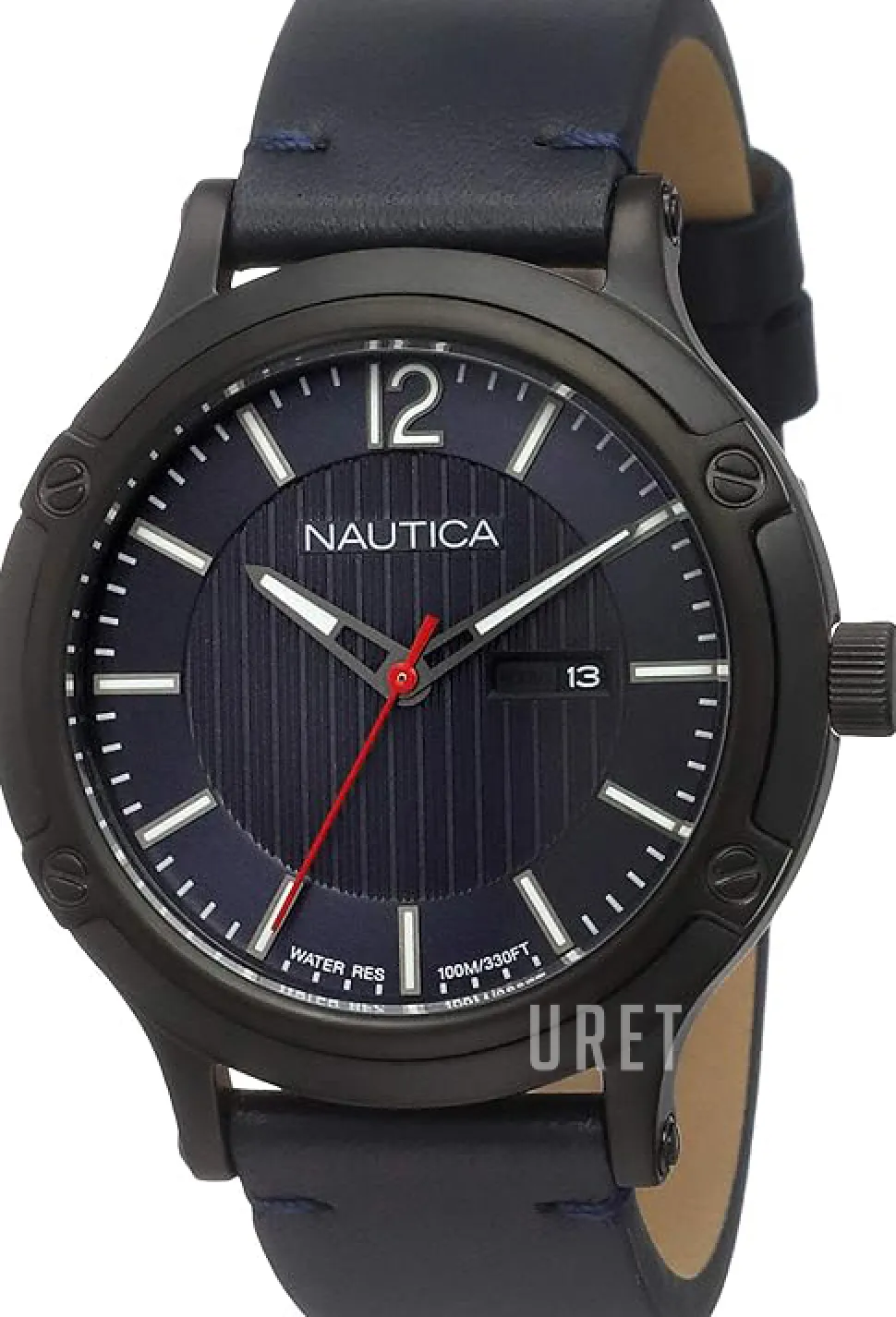 Porthole Blå/Läder Ø44 mm