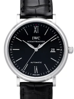 Portofino Svart/Läder Ø40 mm