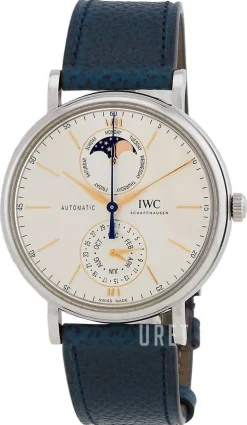 Portofino Vit/Läder Ø41 mm