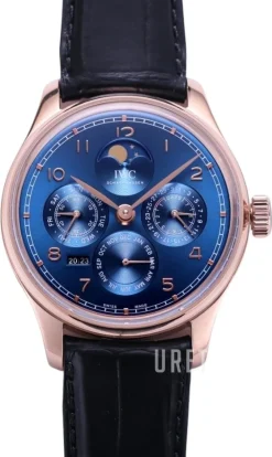Portugieser Blå/Läder Ø44.2 mm