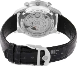 Portugieser Grön/Läder Ø41 mm