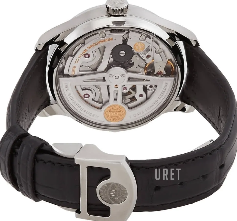 Portugieser Röd/Läder Ø42.3 mm