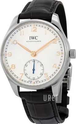 Portugieser Silverfärgad/Läder Ø40.4 mm