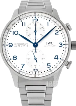 Portugieser Silverfärgad/Stål Ø41 mm