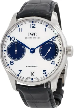 Portugieser Vit/Läder Ø42.3 mm