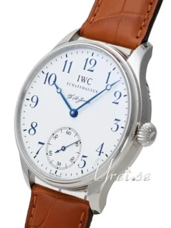 Portuguese F.A Jones Silverfärgad/Läder Ø43 mm