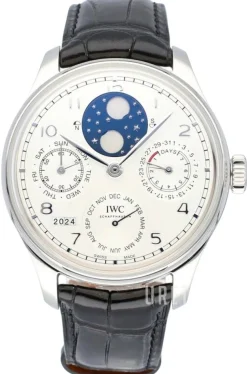 Portuguese Silverfärgad/Läder Ø44.2 mm