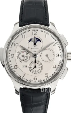 Portuguese Silverfärgad/Läder Ø45 mm