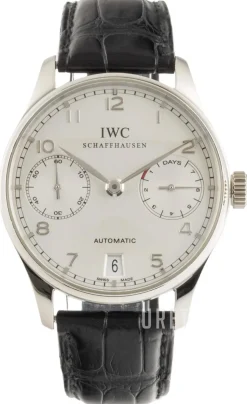 Portuguese Silverfärgad/Läder Ø43 mm