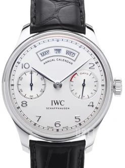 Portuguese Silverfärgad/Läder Ø44.2 mm