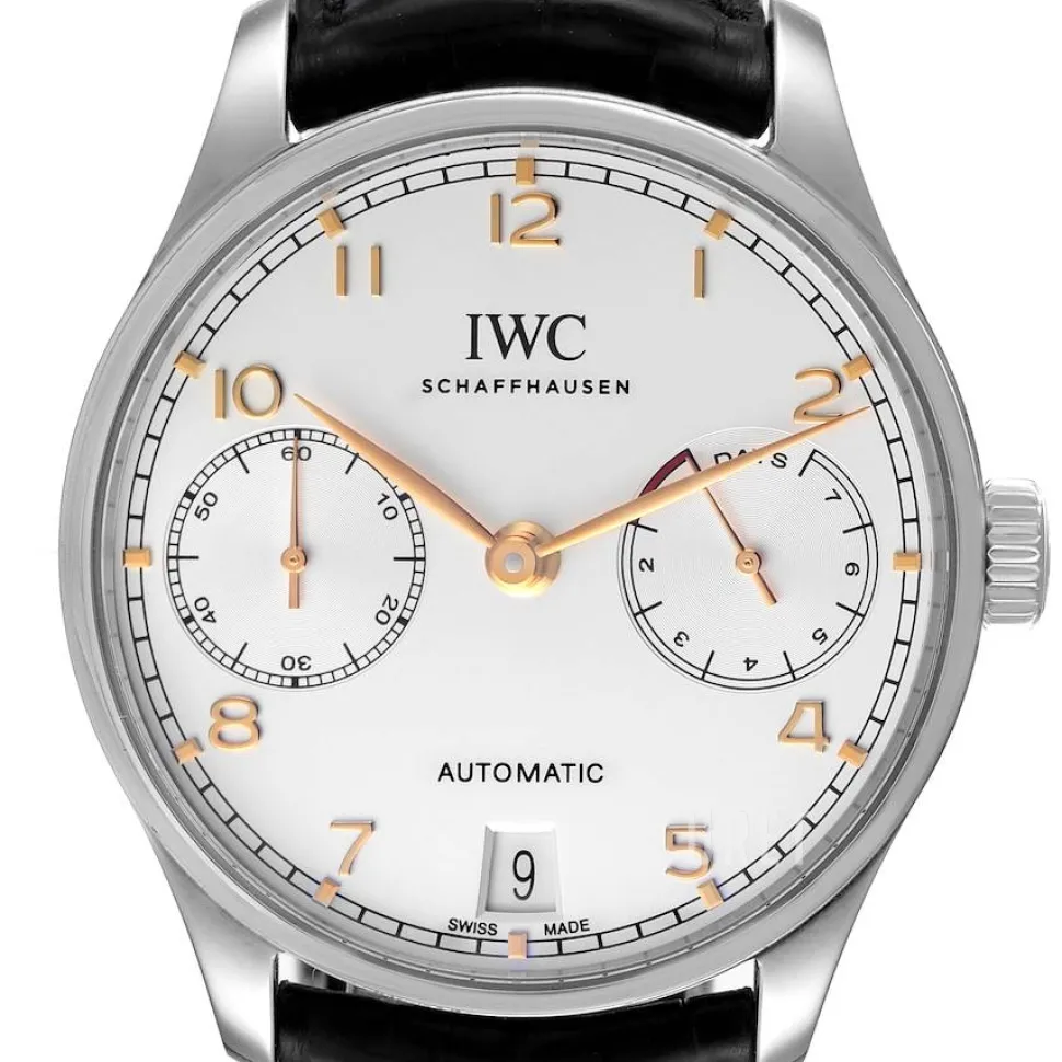 Portuguese Silverfärgad/Läder Ø42.3 mm