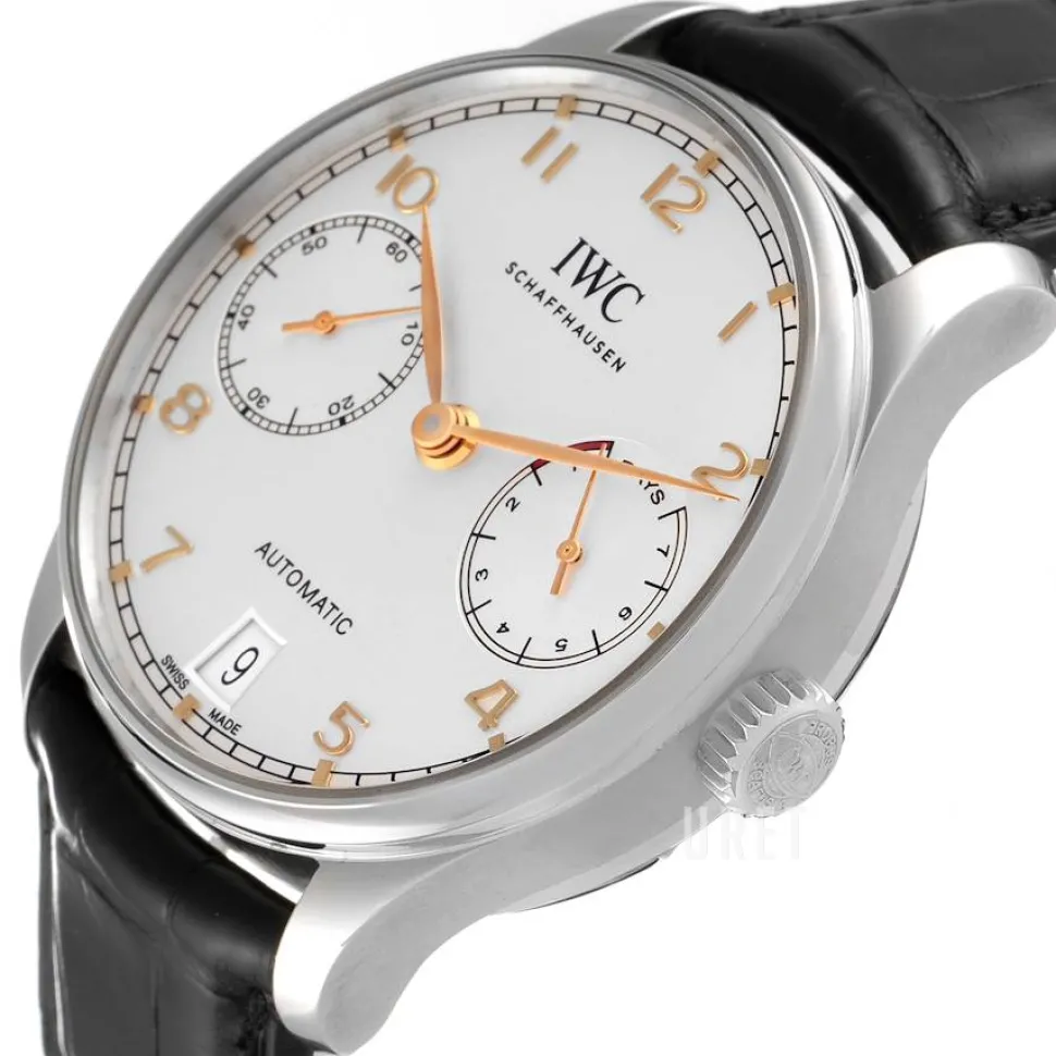 Portuguese Silverfärgad/Läder Ø42.3 mm