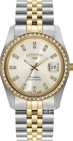 Positano Guldtonad/Stål Ø34 mm