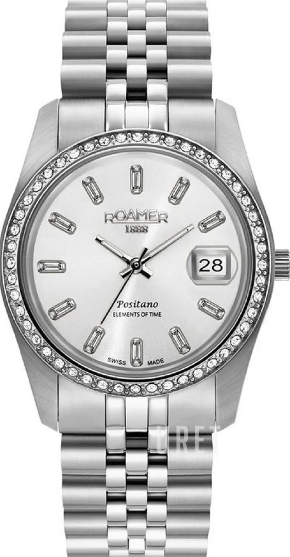 Positano Silverfärgad/Stål Ø34 mm