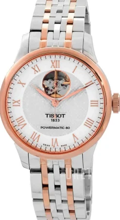 Powermatic 80 Silverfärgad/Roséguldstonat stål Ø39.3 mm