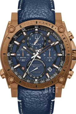 Precisionist Blå/Läder Ø46.5 mm