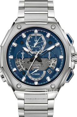 Precisionist Blå/Stål Ø44 mm