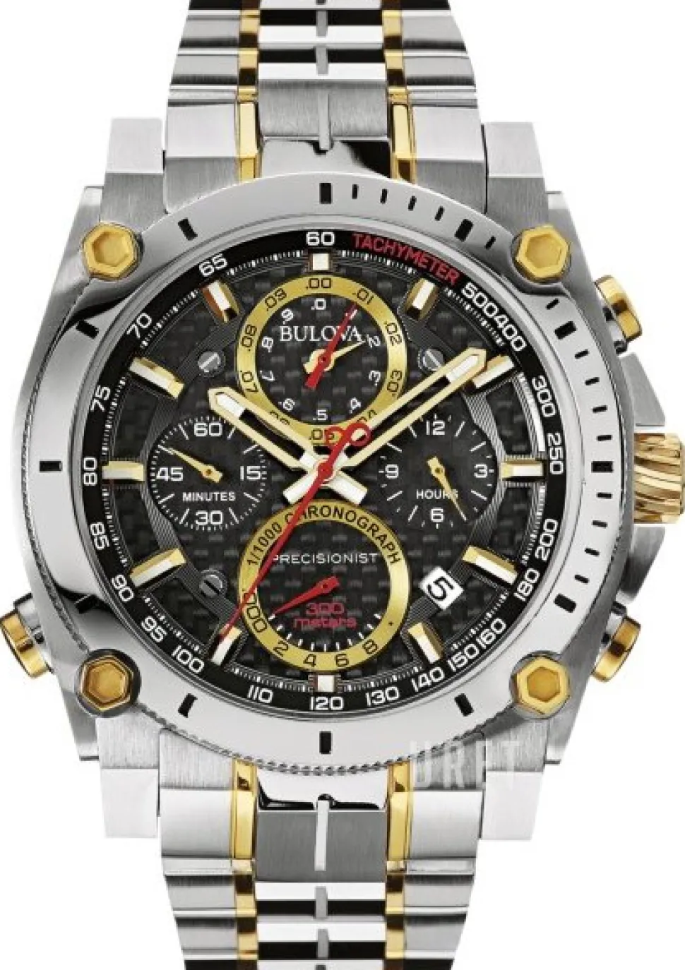 Precisionist Svart/Gulguldtonat stål Ø46.5 mm