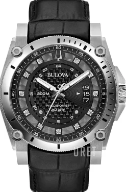 Precisionist Svart/Läder Ø46.5 mm