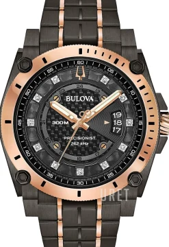 Precisionist Svart/Roséguldstonat stål Ø46.5 mm