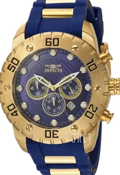 Pro Diver Blå/Guldtonat stål Ø50 mm