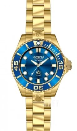 Pro Diver Blå/Gulguldtonat stål Ø47 mm