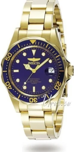 Pro Diver Blå/Gulguldtonat stål Ø39 mm