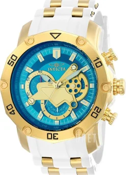 Pro Diver Blå/Gulguldtonat stål Ø49 mm