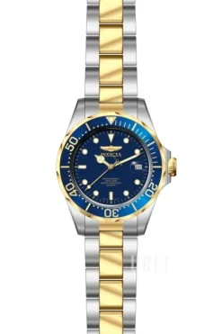 Pro Diver Blå/Gulguldtonat stål Ø39 mm