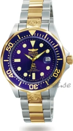 Pro Diver Blå/Gulguldtonat stål Ø47 mm