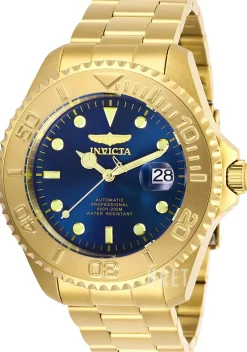 Pro Diver Blå/Gulguldtonat stål Ø47 mm