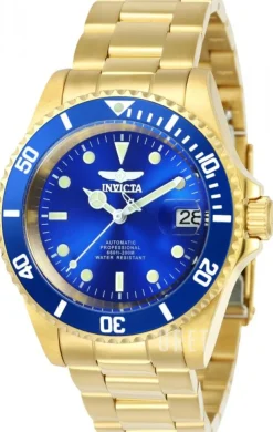 Pro Diver Blå/Gulguldtonat stål Ø40 mm