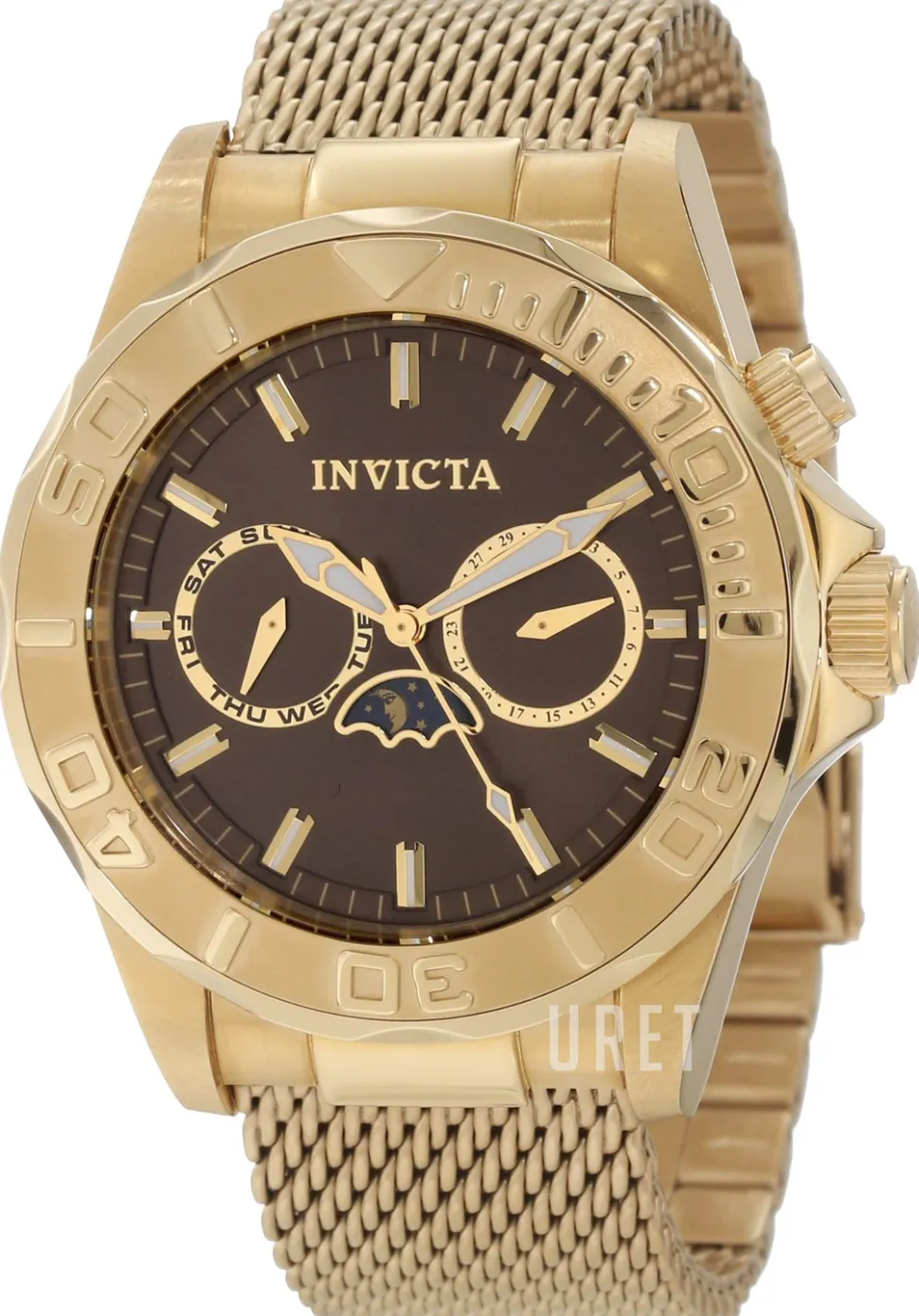 Pro Diver Brun/Gulguldtonat stål Ø44 mm