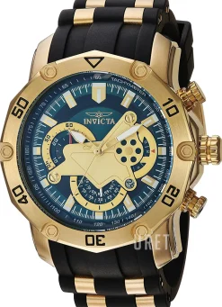 Pro Diver Grön/Gulguldtonat stål Ø50 mm