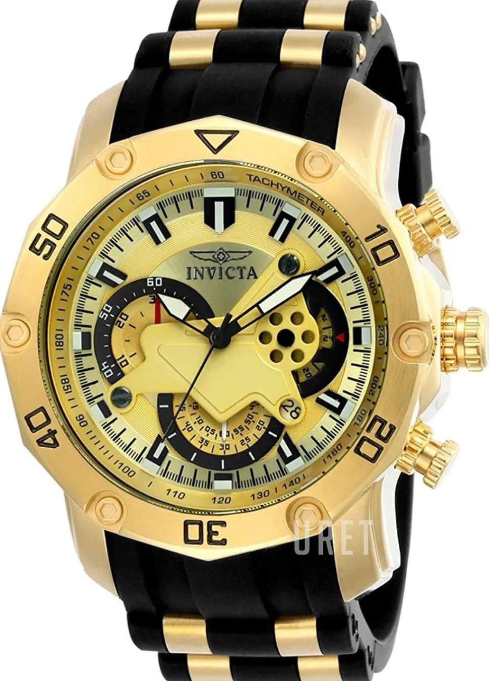 Pro Diver Guld/Gulguldtonat stål Ø50 mm