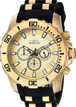 Pro Diver Guld/Gulguldtonat stål Ø50 mm