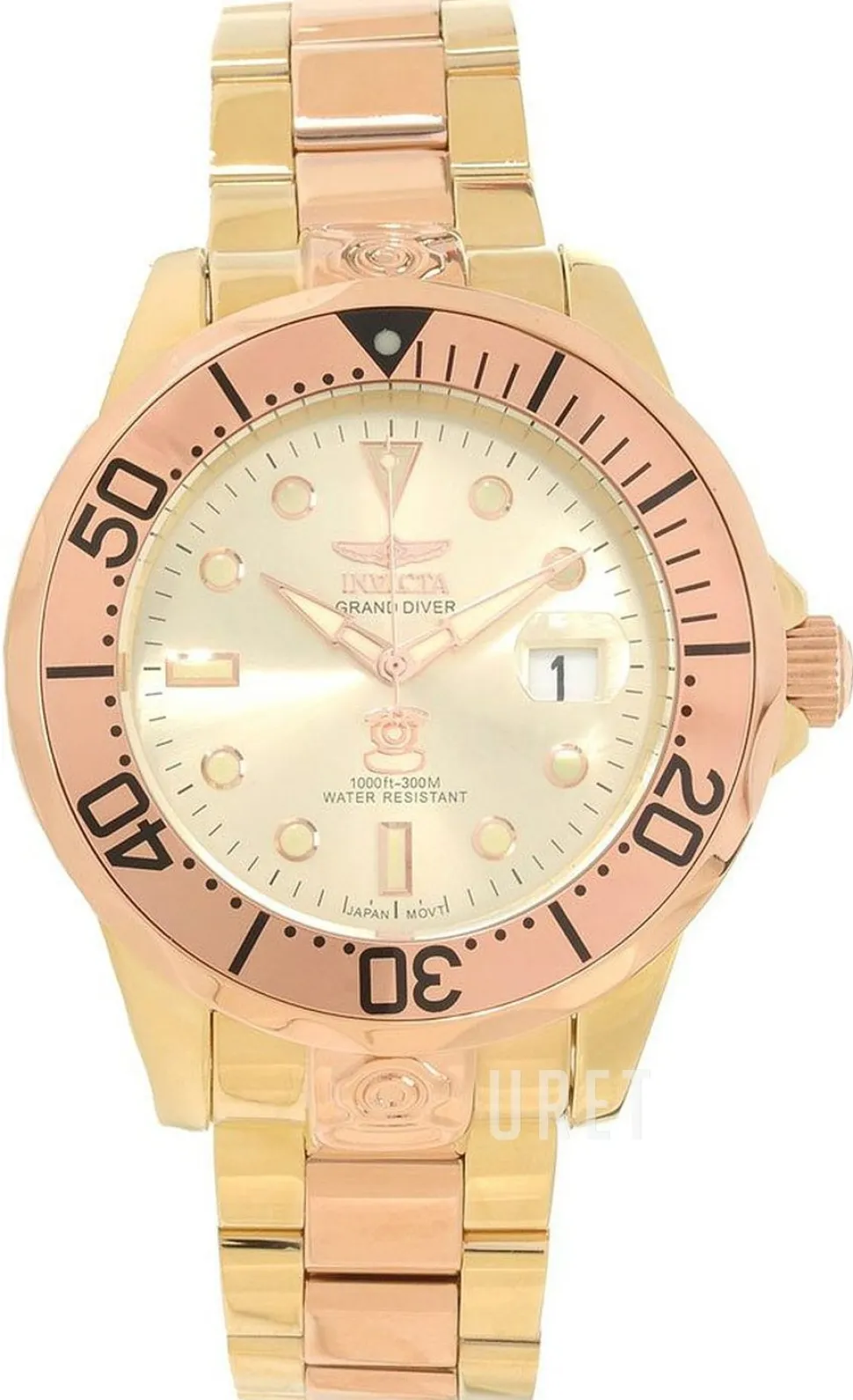 Pro Diver Guld/Roséguldstonat stål Ø47 mm