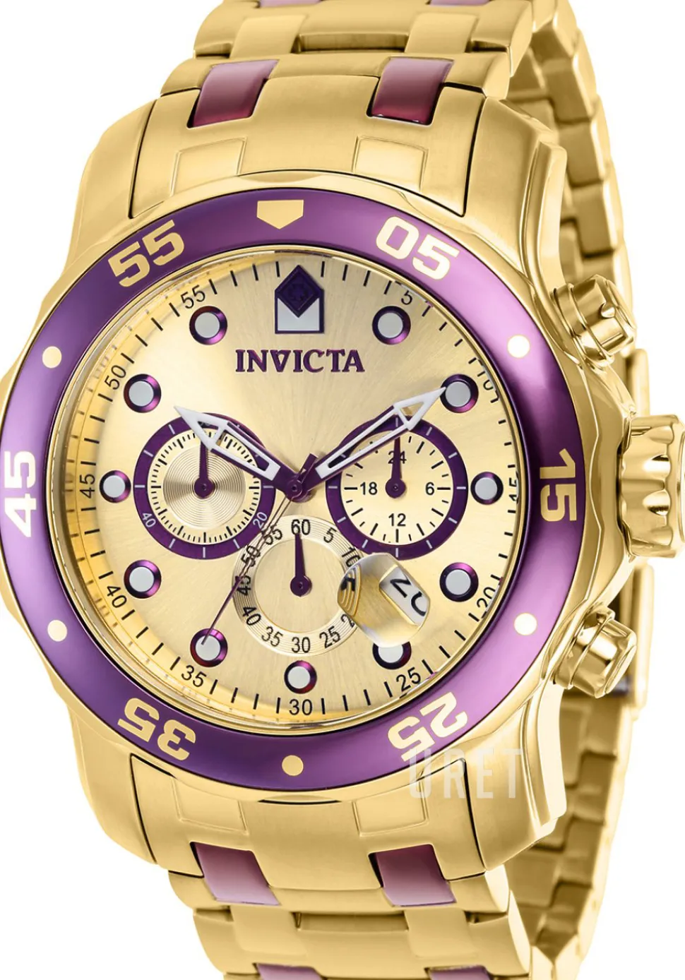 Pro Diver Guld/Stål Ø48 mm