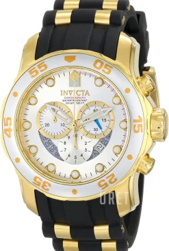 Pro Diver Silverfärgad/Guldtonat stål Ø48 mm