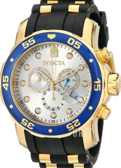 Pro Diver Silverfärgad/Gulguldtonat stål Ø48 mm