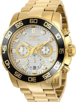 Pro Diver Silverfärgad/Gulguldtonat stål Ø50 mm