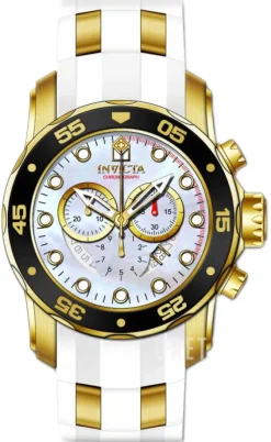 Pro Diver Silverfärgad/Gulguldtonat stål Ø48 mm