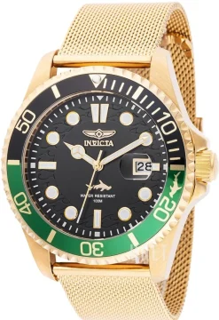 Pro Diver Svart/Guldtonat stål Ø43 mm